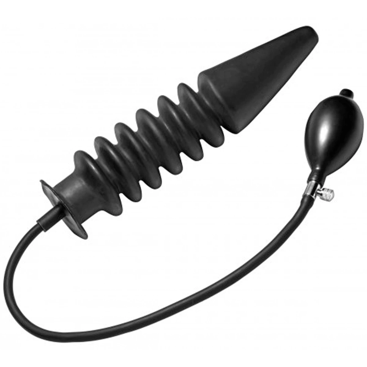 XR Brands Master Series Accordeon Opblaasbare XL Anaal Plug 1 XR Brands Master Series Accordeon Opblaasbare XL Anaal Plug