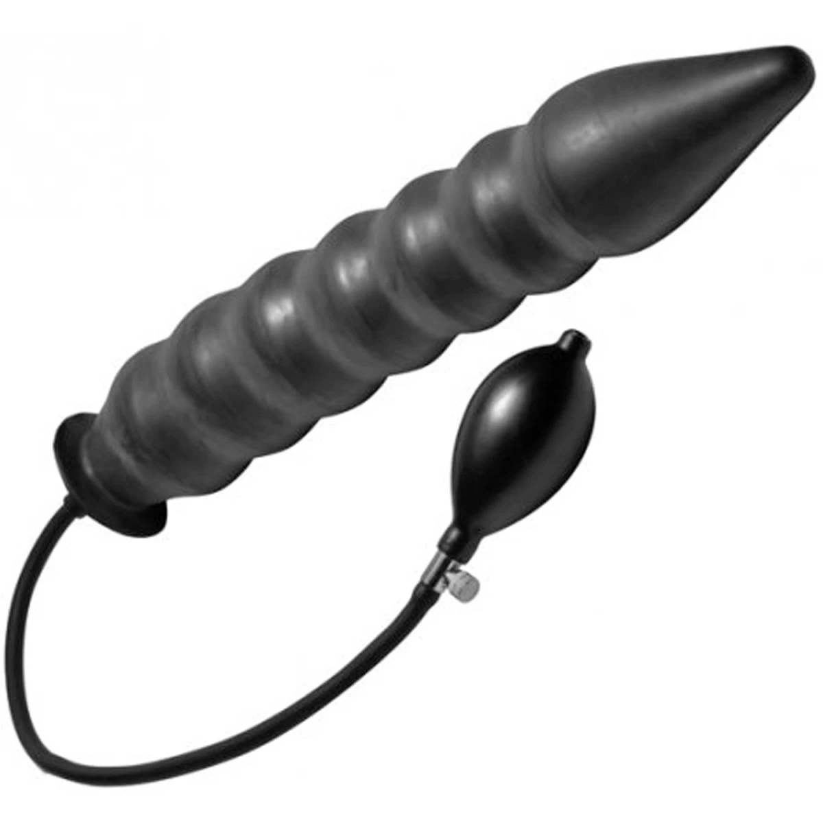 XR Brands Master Series Accordeon Opblaasbare XL Anaal Plug 2 XR Brands Master Series Accordeon Opblaasbare XL Anaal Plug - Afbeelding 2