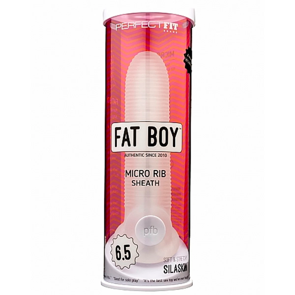 Perfect Fit Fat Boy Micro Geribbelde Grote Penissleeve 4 Perfect Fit Fat Boy Micro Geribbelde Grote Penissleeve - Afbeelding 4