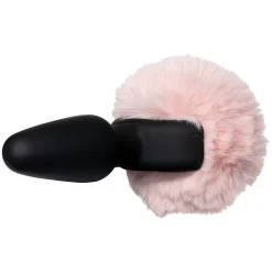 XR Brands Tailz Bunny Tail Vibrerende Buttplug Met Afstandsbediening -Sinful 22507 tailz bunny tail vibrerende anal plug med fjernbetjening 02 q100