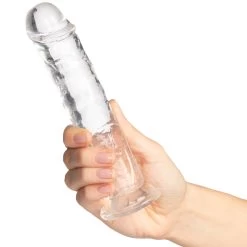 Willie City Clear Realistische Dildo Met Zuignap 18 Cm -Sinful 22527 willie city realistic dildo 18cm haand 01 q100