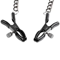 Obaie Alligator Tepelklemmen Met Ketting 10 Obaie Alligator Tepelklemmen Met Ketting -Sinful 22560 obaie alligator brystklemmer med kaede 03 q100