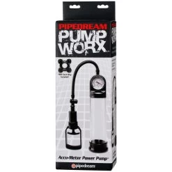 Pipedream Pump Worx Accu-Meter Penispomp -Sinful 22604 pump worx accu meter penispumpe 10 package q100