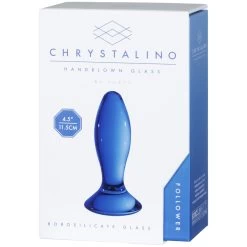 Chrystalino Follower Glazen Buttplug 7 Chrystalino Follower Glazen Buttplug -Sinful 22611 chrystalino follower glas butt plug 10 package q100
