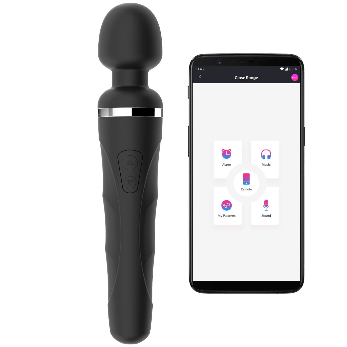 Lovense Domi 2 Mini Magic Wand Met App 1 Lovense Domi 2 Mini Magic Wand Met App