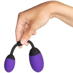 Orion GoGasm Pussy & Ass Vibrerende Eitjes Met Afstandsbediening -Sinful 22644 gogasm pussy and ass balls fjernbetjent vibrator 05 hand q100