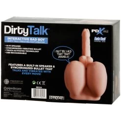 Pipedream PDX Male Dirty Talk Interactive Bad Boy Masturbator -Sinful 22855 pdx male interaktiv bad boy masturbator 10 package q100
