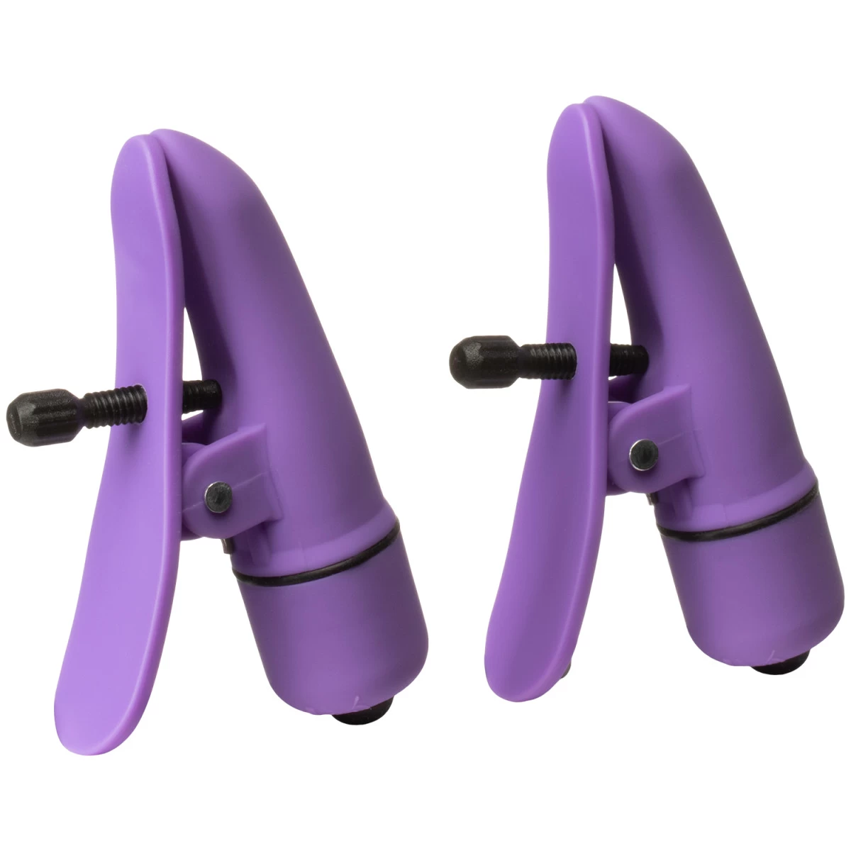 CalExotics Nipplettes Paarse Tepelklemmen Met Vibrator 2 CalExotics Nipplettes Paarse Tepelklemmen Met Vibrator - Afbeelding 2