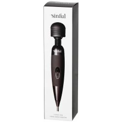 Sinful Classic Midi Magic Wand  -Sinful 22963 sinful classic midi magic wand vibrator 10 package q100