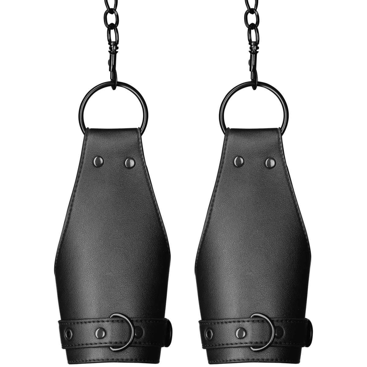 Obaie Kunstleren Verstelbare Hang Handboeien 3 Obaie Kunstleren Verstelbare Hang Handboeien - Afbeelding 3