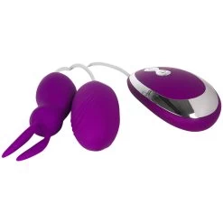 Baseks Rabbit Tickler En Vibratie Ei Met Afstandsbediening -Sinful 23182 baseks bunny tickler og vibrator aeg med fjernbetjening 06 q100