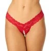 NORTIE Malin Red Orgasm Kruisloze Parel G-string