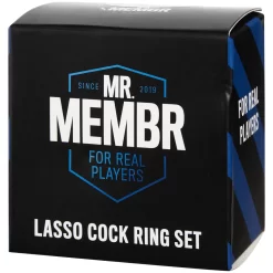 MR.MEMBR Lasso Cockring Set -Sinful 23251 mr membr lasso penisring saet 90 pack q100
