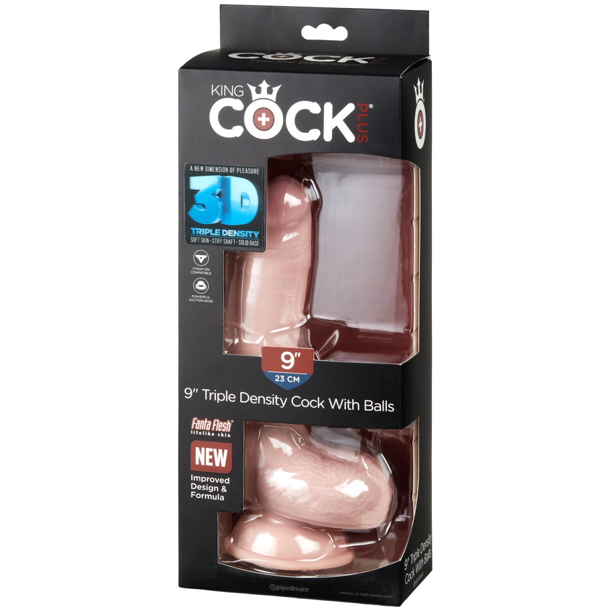 Pipedream King Cock Plus Triple Density Dildo Met Ballen 24,1 Cm 5 Pipedream King Cock Plus Triple Density Dildo Met Ballen 24,1 Cm - Afbeelding 5
