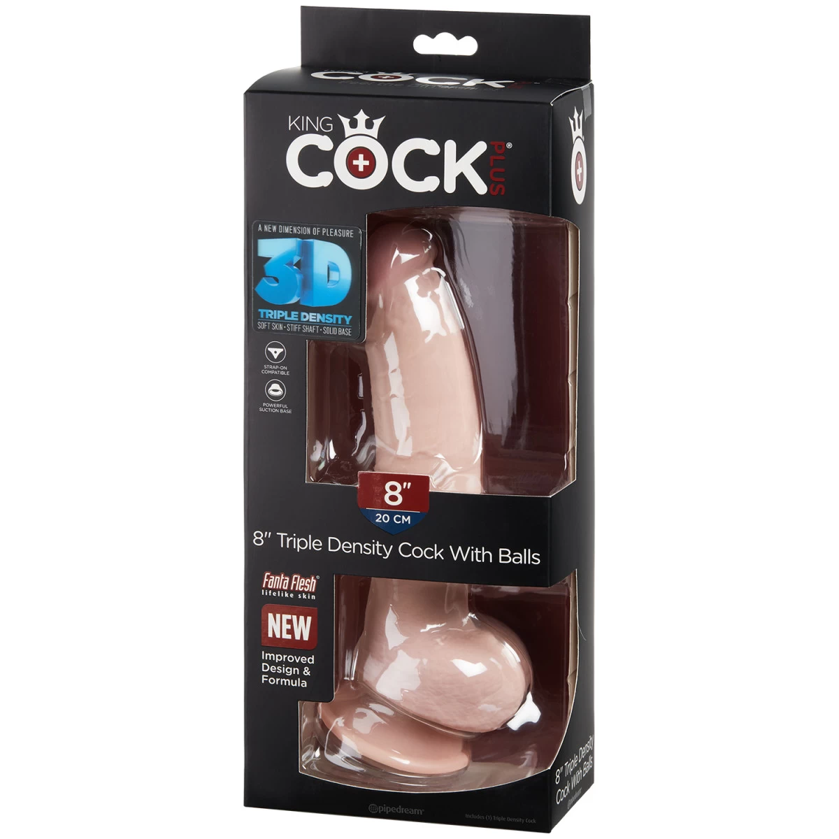 Pipedream King Cock Plus Triple Density Dildo Met Ballen 24 Cm 5 Pipedream King Cock Plus Triple Density Dildo Met Ballen 24 Cm - Afbeelding 5