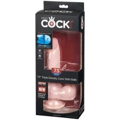 Pipedream King Cock Plus Triple Density Dildo Met Ballen 23 Cm -Sinful 23468 king cock plus realistic dildo with balls 19 cm 90 pack q100