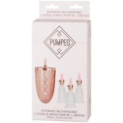 Shots Pumped Oplaadbare Clitoris- En Tepelpomp -Sinful 23721 shots pumped vagina og klitoris pumpe opladelig 90 pack q100