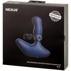 Nexus Revo Oplaadbare Prostaatmassagevibrator Blauw -Sinful 23748 nexus revo opladelig prostata massage vibrator bla 90 pack q100