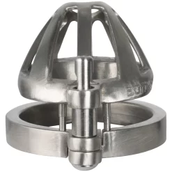 Bon4Micro Roestvrijstalen Kuisheidskooi -Sinful 23853 bon4 micro metal chasity cage 04 q100