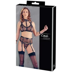 Orion Cottelli Bondage Jarretelset Met Handboeien -Sinful 24145 cotteli bondage suspender set with handcuffs 90 pack q100