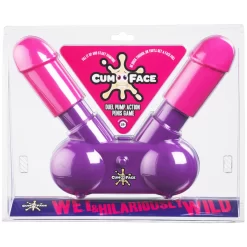 Cum Face Duel Pump Action-penisspel -Sinful 24496 cum face duel pump party spil 90 pack q100