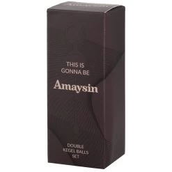 Amaysin Set Dubbele Kegelballen -Sinful 24512 amaysin double kegel balls set 90 pack q100 1