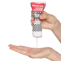 Protex Glijmiddel Op Waterbasis Met Aardbeiensmaak 100 Ml -Sinful 24574 protex waterbased lubricant with strawberry flavor 100 ml 51 hand q100