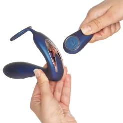 Hueman Black Hole Anale Vibrator Met Penisring -Sinful 24692 hueman black hole anal vibrator with cockring 51 hand q100 1