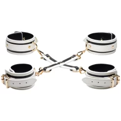 XR Brands Master Series Kink In The Dark Glowing Hogtie Bondage Set