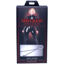 XR Brands Mistress By Isabella Slavenhalsband Met Tepelklemmen 7 XR Brands Mistress By Isabella Slavenhalsband Met Tepelklemmen -Sinful 24805 misstress by isabella slave collar 90 pack q100