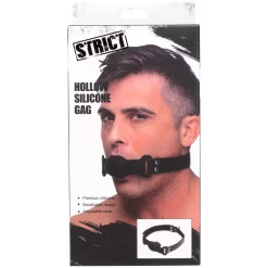 XR Brands Strict Holle Siliconenknevel -Sinful 24808 stricht hollow silicone gag 90 pack q100