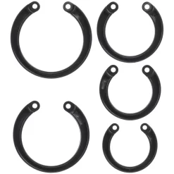 Mancage Black Reserve Ring Set 5 Stuks