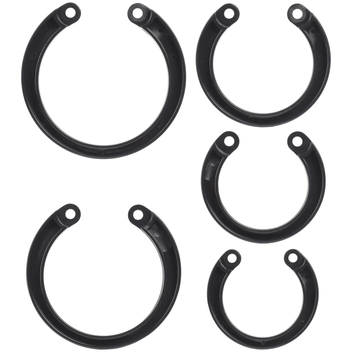 Mancage Black Reserve Ring Set 5 Stuks 1 Mancage Black Reserve Ring Set 5 Stuks