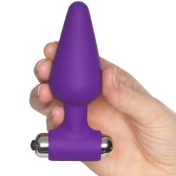 Baseks Vibrerende Buttplug Large -Sinful 24877 baseks vibrating large butt plug 50 hand