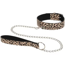 Baseks Leopard Kinky Bondage Set -Sinful 24886 baseks leopard halsband med kaede 01 product 1