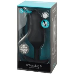 B-Vibe Snug Plug 6 Buttplug 9 B-Vibe Snug Plug 6 Buttplug -Sinful 25045 b vibe snug plug 6 butt plug 90 pack q100