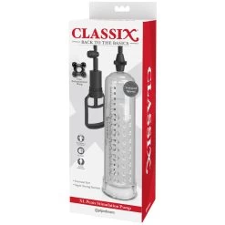 Pipedream Classix XL Stimulerende Penispomp -Sinful 25094 classix xl penis pumpe med sleeve 90 pack q100