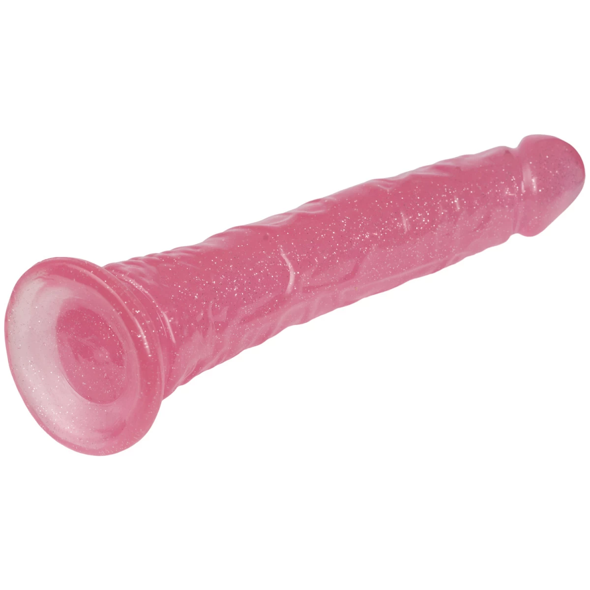 Baseks Glitter Dildo Pink 20 Cm 3 Baseks Glitter Dildo Pink 20 Cm - Afbeelding 3