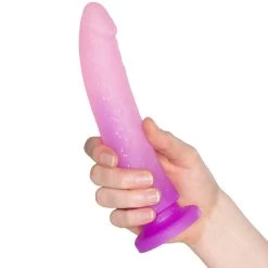 Baseks Gradient Glitter Dildo Met Zuignap 20 Cm -Sinful 25138 baseks gradient glitter dildo medium lilla 50 hand