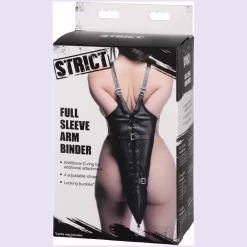 XR Brands Strict Full Sleeve ArmBinder Eén Maat -Sinful 25165 strict full sleeve armbinder 90 pack q100