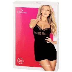 Obsessive Sharlotte Babydoll Set -Sinful 25285 obsessive sharlotte chemise s t 90 pack