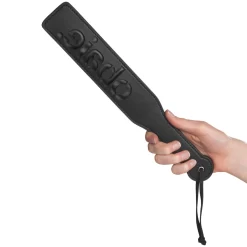 Obaie Kunstleren Logo Peddel -Sinful 25839 obaie faux leather logo paddle 50 hand q100