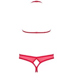 Obsessive Red Open BH Set -Sinful 25894 obsessive red open cup set 04 product q100