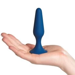 Sinful Business Blue Slim Buttplug Small -Sinful 25937 sinful business blue slim butt plug small 50 hand q100