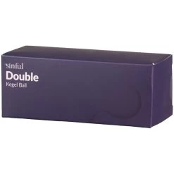 Sinful Passion Paarse Dubbele Kegelballen -Sinful 25944 sinful passion purple double kegel ball 90 pack q100