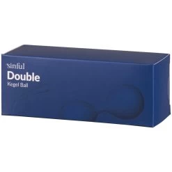 Sinful Business Blue Dubbele Kegelballen -Sinful 25945 sinful business blue double kegel balls 90 pack q100