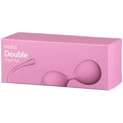 Sinful Playful Pink Dubbele Kegelballen -Sinful 25946 sinful playful pink double kegel balls 90 pack q100