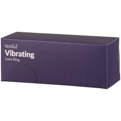 Sinful Passion Purple Viberende Cockring -Sinful 25949 sinful passion purple rechargeable vibrating love ring 90 pack q100