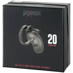 Mancage 20 Siliconen Kuisheidskooi -Sinful 25966 mancage 20 silicone chastity device 90 pack q100