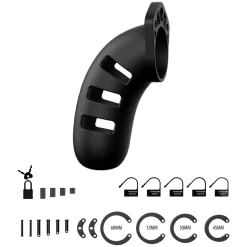 Mancage 21 Siliconen Kuisheidskooi -Sinful 25967 mancage 21 silicone chastity device 03 product q100